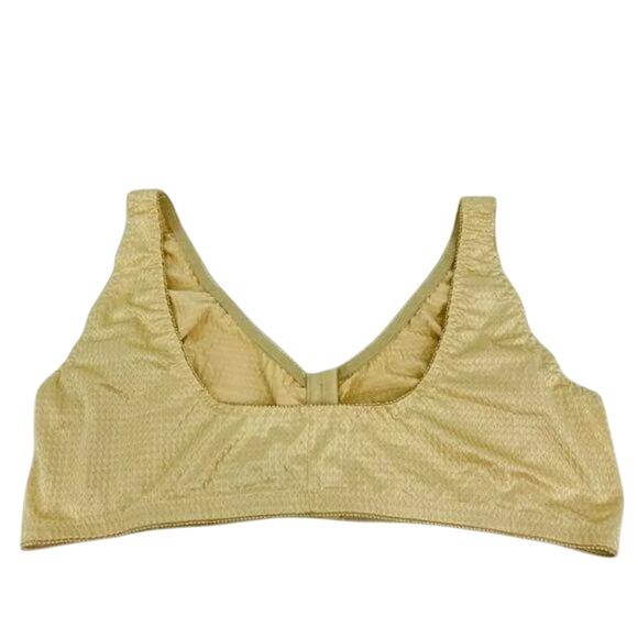 Care Apparel Front Hook Close Leisure Bra Tan - Picture 5 of 9
